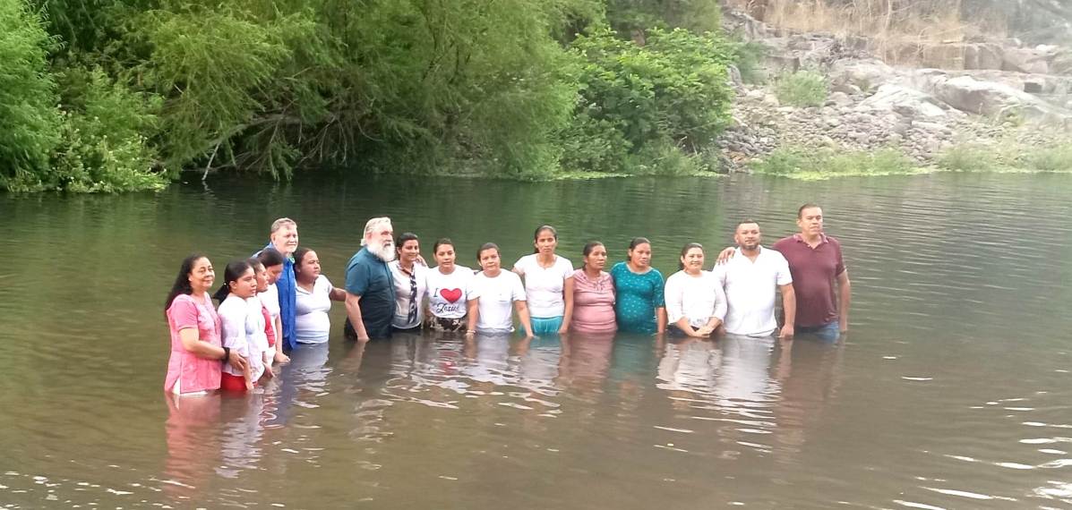 Baptism group at San Jaun de Limay
